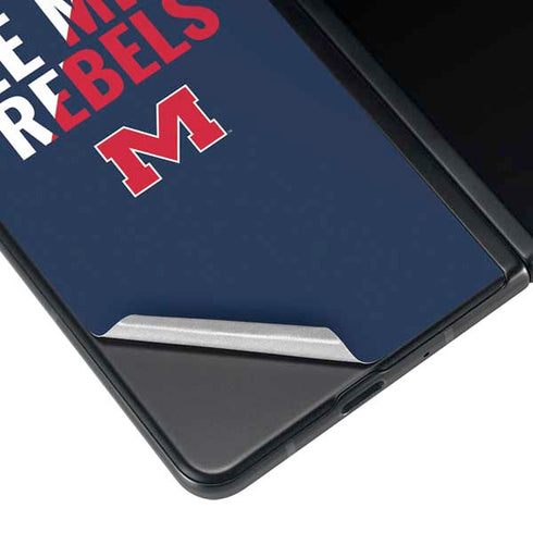 University of Mississippi Ole Miss Rebels Galaxy Z Fold3 5G Skin