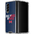 University of Mississippi Ole Miss Rebels Galaxy Z Fold4 5G Clear Case