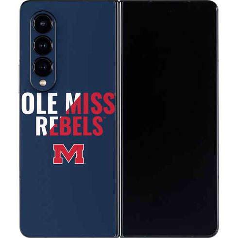 University of Mississippi Ole Miss Rebels Galaxy Z Fold4 5G Skin
