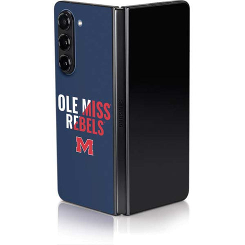 University of Mississippi Ole Miss Rebels Galaxy Z Fold5 5G Skin