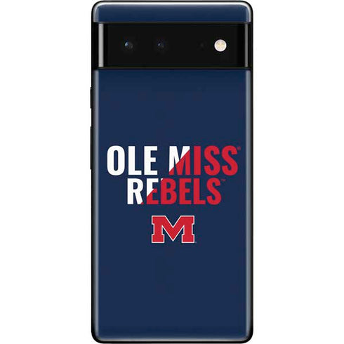 University of Mississippi Ole Miss Rebels Google Pixel 6 Skin