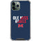 University of Mississippi Ole Miss Rebels iPhone 11 Pro Max Clear Case