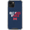University of Mississippi Ole Miss Rebels iPhone 13 Mini Clear Case