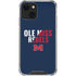 University of Mississippi Ole Miss Rebels iPhone 13 Mini Clear Case