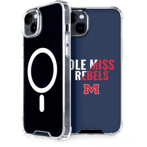 University of Mississippi Ole Miss Rebels iPhone 15 MagSafe Case