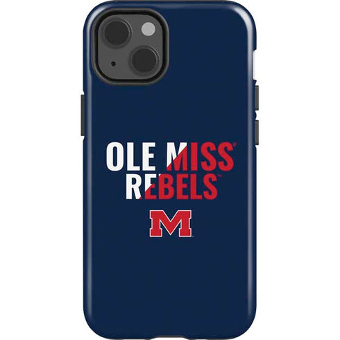 University of Mississippi Ole Miss Rebels iPhone 15 Impact Case