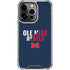 University of Mississippi Ole Miss Rebels iPhone 14 Pro Clear Case