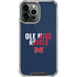 University of Mississippi Ole Miss Rebels iPhone 14 Pro Max Clear Case