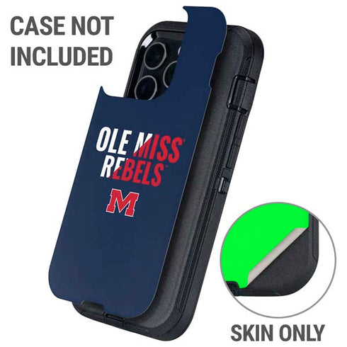 University of Mississippi Ole Miss Rebels Otterbox Defender iPhone Skin
