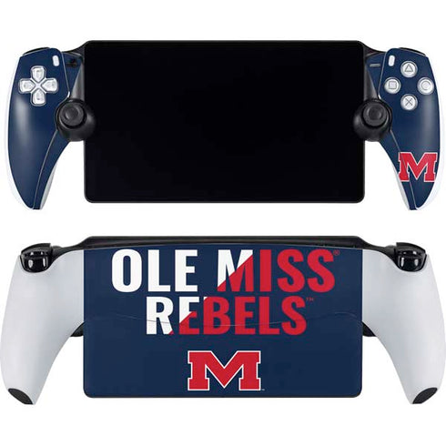 University of Mississippi Ole Miss Rebels PlayStation Portal Remote Player Skin