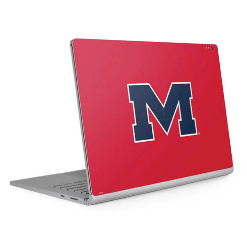 University of Mississippi Ole Miss Logo Red Surface Book 2 13.5in Skin