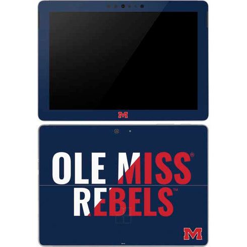 University of Mississippi Ole Miss Rebels Surface Go Skin