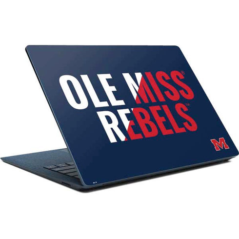 University of Mississippi Ole Miss Rebels Surface Laptop Skin