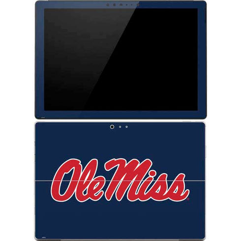 University of Mississippi Rebels Ole Miss Surface Pro 4 Skin