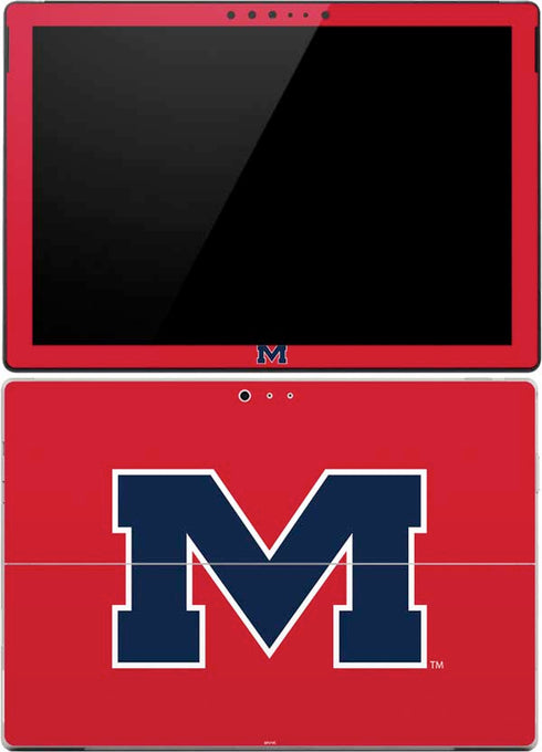 University of Mississippi Ole Miss Logo Red Surface Pro (2017) Skin