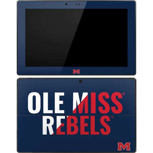 University of Mississippi Ole Miss Rebels Surface Pro Tablet Skin
