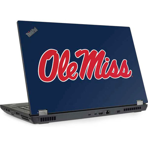 University of Mississippi Rebels Ole Miss Lenovo ThinkPad Skin