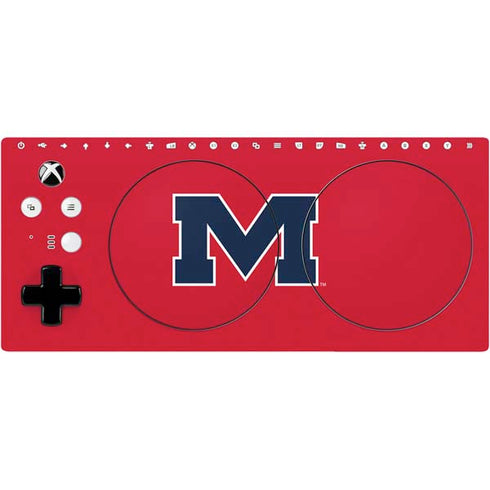 University of Mississippi Ole Miss Logo Red Xbox Adaptive Controller Skin
