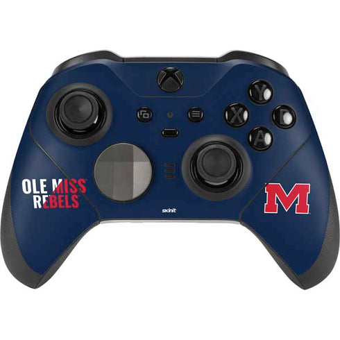 University of Mississippi Ole Miss Rebels Xbox Elite Wireless Controller Series 2 Skin