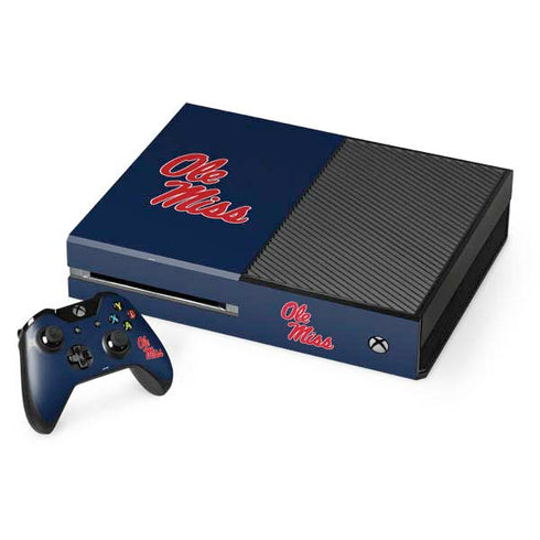 University of Mississippi Rebels Ole Miss Xbox One Console and Controller Bundle Skin