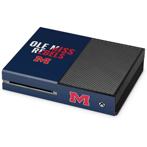 University of Mississippi Ole Miss Rebels Xbox One Console Skin