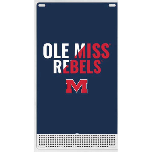 University of Mississippi Ole Miss Rebels Xbox Series S Console Skin
