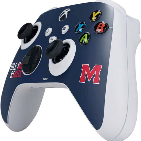 University of Mississippi Ole Miss Rebels Xbox Series S Controller Skin