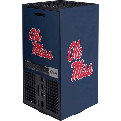 University of Mississippi Rebels Ole Miss Xbox Series X Bundle Skin