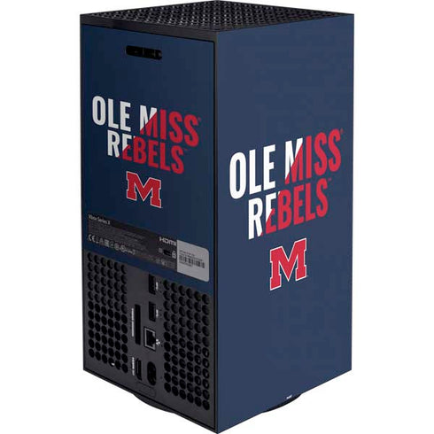 University of Mississippi Ole Miss Rebels Xbox Series X Bundle Skin