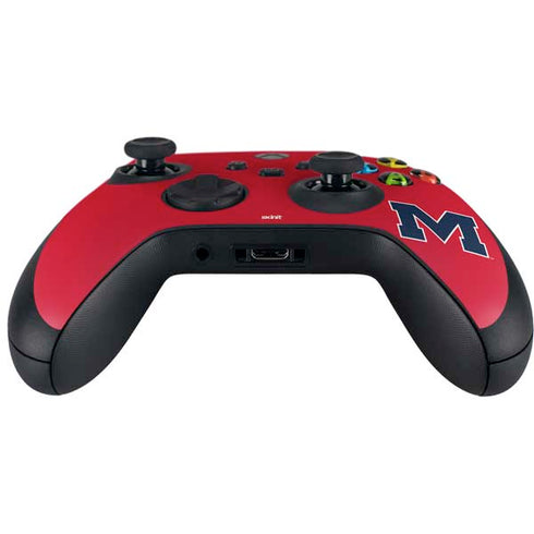 University of Mississippi Ole Miss Logo Red Xbox Series X Controller Skin