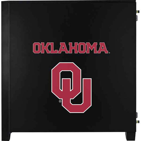 University of Oklahoma Only One Sooners Corsair 4000D Tempered Glass Mid-Tower ATX Case Skin