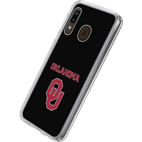 University of Oklahoma Only One Sooners Galaxy A20 Clear Case