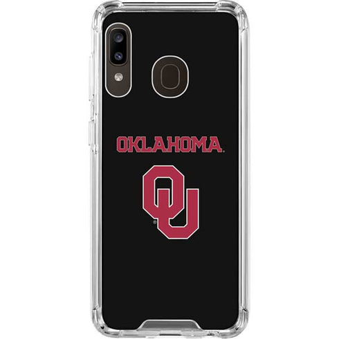 University of Oklahoma Only One Sooners Galaxy A30 Clear Case