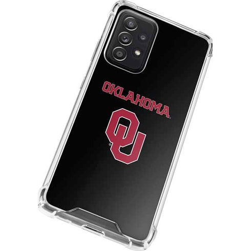University of Oklahoma Only One Sooners Galaxy A72 5G Clear Case