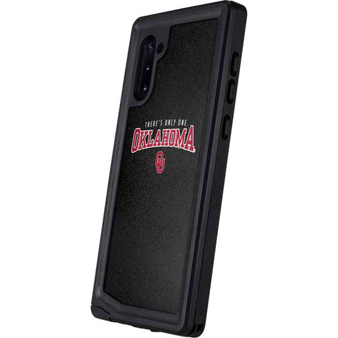 University of Oklahoma Only One Sooners Galaxy Note 10 Waterproof Case