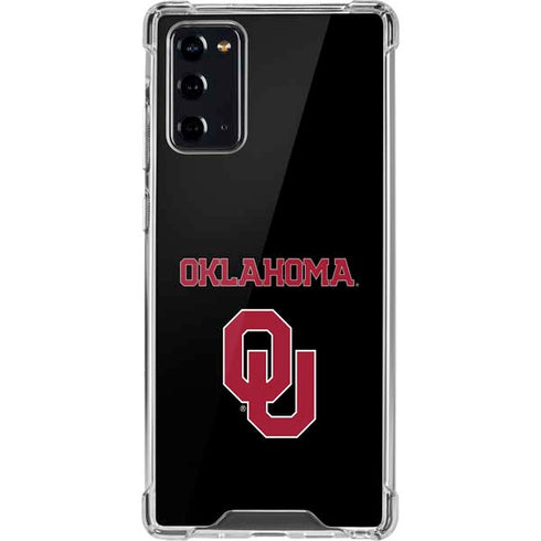 University of Oklahoma Only One Sooners Galaxy Note20 5G Clear Case