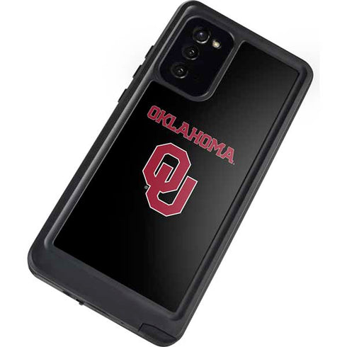 University of Oklahoma Only One Sooners Galaxy Note20 5G Waterproof Case