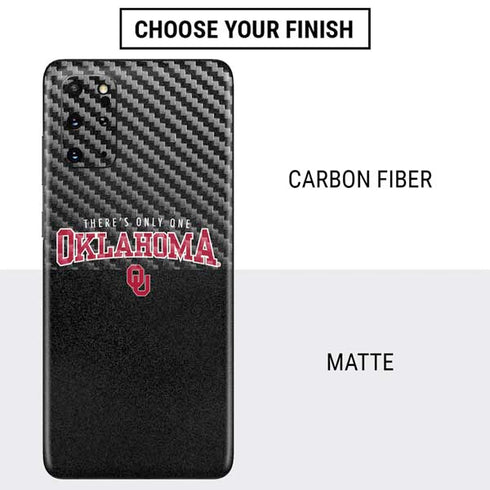 University of Oklahoma Only One Sooners Galaxy S20 Plus Skin
