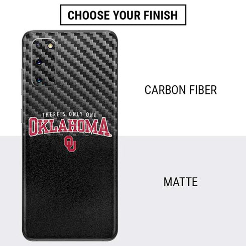 University of Oklahoma Only One Sooners Galaxy S20 Skin