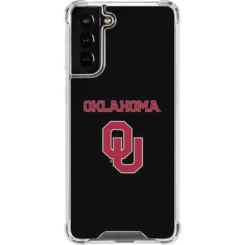 University of Oklahoma Only One Sooners Galaxy S21 FE Clear Case