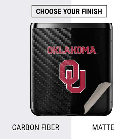 University of Oklahoma Only One Sooners Galaxy Z Flip Skin