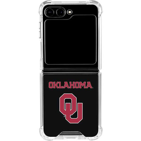 University of Oklahoma Only One Sooners Galaxy Z Flip5 5G Clear Case