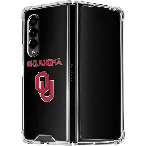 University of Oklahoma Only One Sooners Galaxy Z Fold4 5G Clear Case