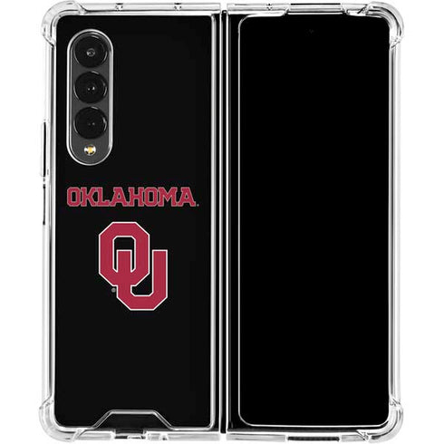 University of Oklahoma Only One Sooners Galaxy Z Fold4 5G Clear Case