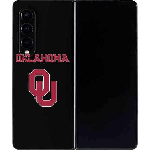 University of Oklahoma Only One Sooners Galaxy Z Fold4 5G Skin