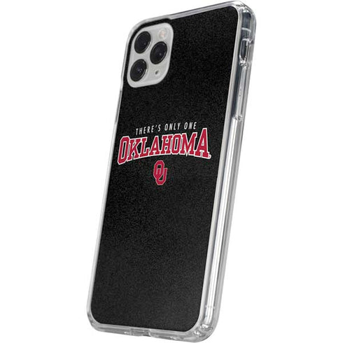 University of Oklahoma Only One Sooners iPhone 11 Pro Clear Case