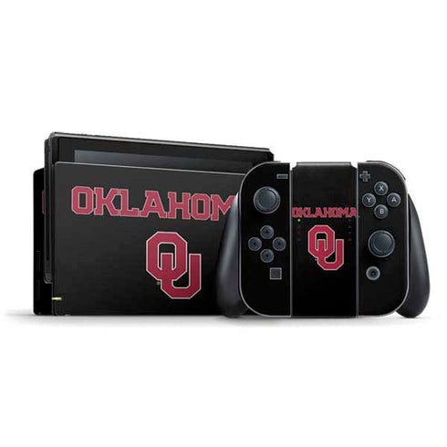 University of Oklahoma Only One Sooners Nintendo Switch Bundle Skin