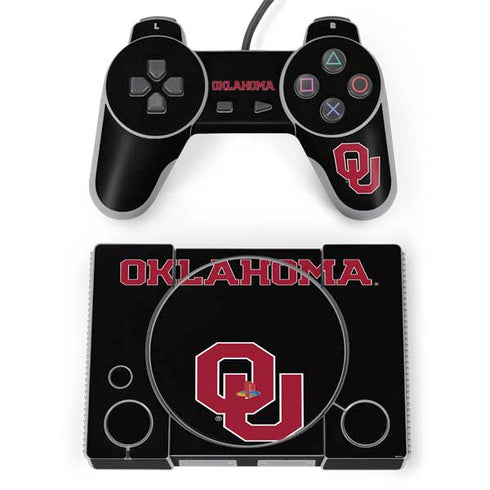 University of Oklahoma Only One Sooners PlayStation Classic Bundle Skin