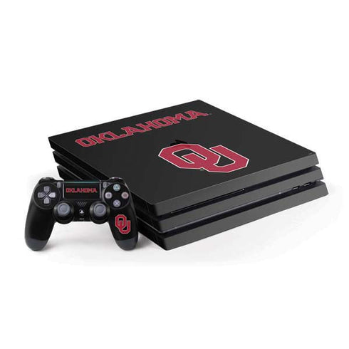 University of Oklahoma Only One Sooners PS4 Pro Bundle Skin