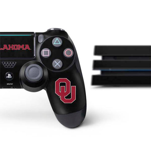 University of Oklahoma Only One Sooners PS4 Pro Bundle Skin